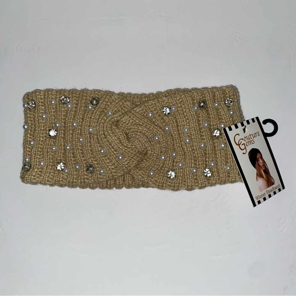 Couture Gems Knitted Headband